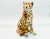 1970s Vintage Italian Ceramic Cheetah Sculpture, 1960s For Sale - Image 5 of 12
