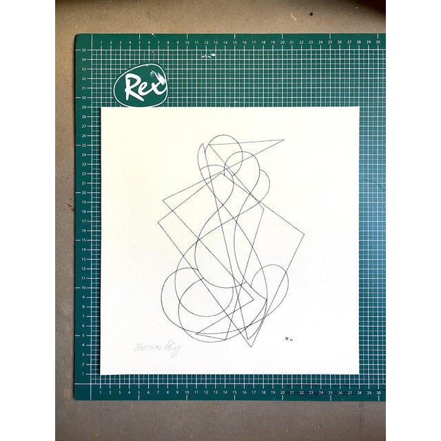 1920s Thomas Ring, Construction, 1921, Woodcut For Sale - Image 5 of 7