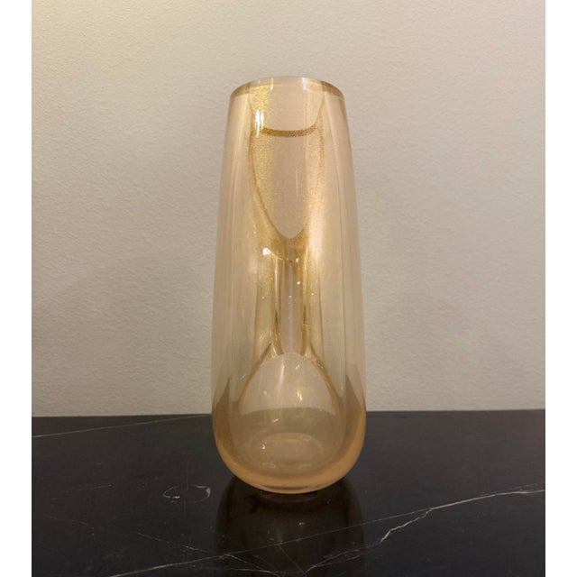 Global Views Global Views Golden U Vase For Sale - Image 4 of 7