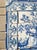 Blue Antique 18th Century Portuguese Baroque Tiles With Flower Arrangement in Classical Urn For Sale - Image 8 of 16