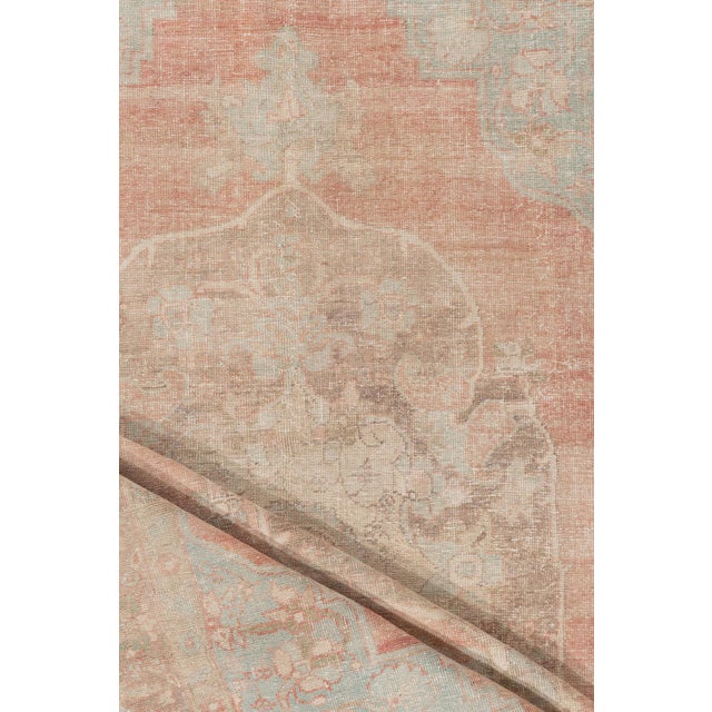 Vintage Circa 1940 Turkish Oushak Rug 7'5 X 11'2 For Sale - Image 4 of 7