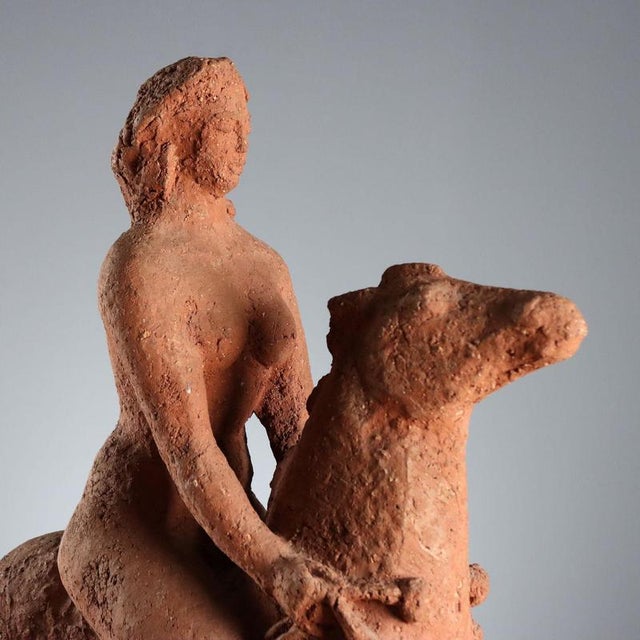 Modern José Pizzo, Nude Figurative Composition, Terracotta For Sale - Image 3 of 11