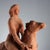 Modern José Pizzo, Nude Figurative Composition, Terracotta For Sale - Image 3 of 11