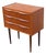 Vintage Danish Teak Bedside Table, 1960s For Sale