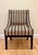 A sophisticated set of eight modern dining chairs manufactured by Designmaster Furniture. This is the manufacturer's...