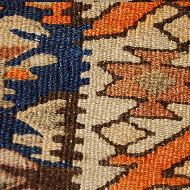 1930s Early 20th Century Persian Veramin Kilim Runner For Sale - Image 5 of 6