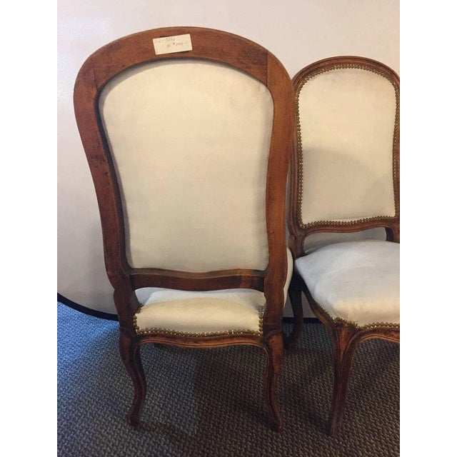 Louis XV Style Maison Jansen Attributed Boudoir/Slipper or Side Chairs - a Pair For Sale In New York - Image 6 of 11