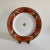 A set of 3, early 20th century, French Limoges porcelain plates with a hand painted exterior design in an aesthetic...