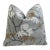 Donghia Floral Magnolia Blossom Velvet Feather/Down Pillow For Sale