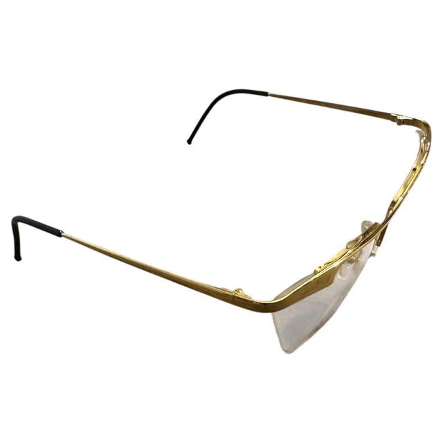 These authentic 1980s vintage Gianfranco Ferrè designer eyewear frames showcase the architectural precision and bold...