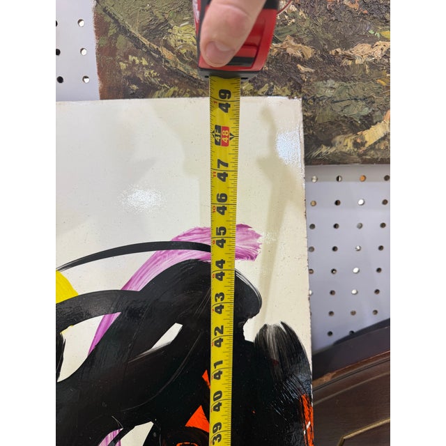 1980s 1980s Oil on Board Painting by Listed Artist Peter Robert Keil For Sale - Image 5 of 6