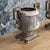 Early 19th C. French Pair of Directoire Style Iron Urns For Sale - Image 4 of 18