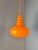 Hanging Lamp in Orange Glass from Peill & Putzler For Sale - Image 6 of 11