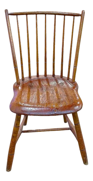 Antique Hand-Made School Chair