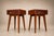 Brazilian Modern Pair of Imbuia Wood Nightstands by Teperman, Brazil, 1950s For Sale - Image 17 of 18