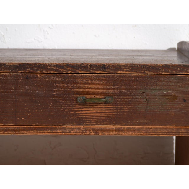 Vintage Showa Cedar Side Table, Japan, 1920s For Sale - Image 11 of 13