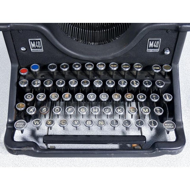 M40 Typewriter from Olivetti, 1930s For Sale - Image 17 of 18