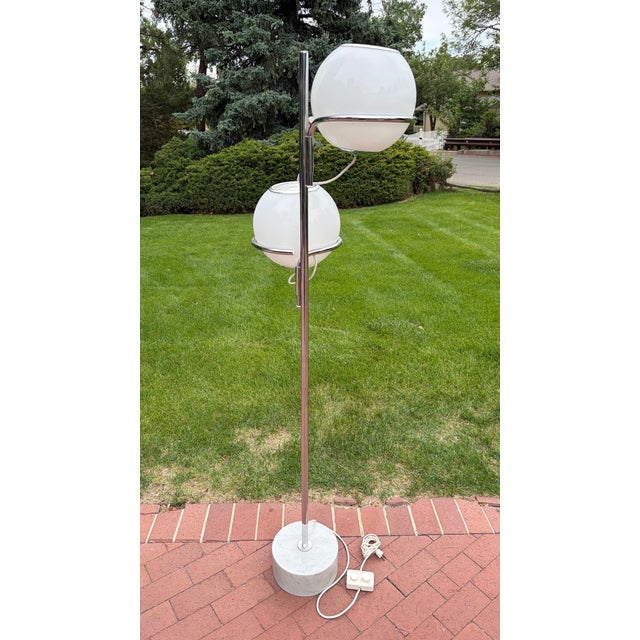 1960s 1969 Gino Sarfatti Style Model 1094 “Eyeball” Floor Lamp, Italy For Sale - Image 5 of 10