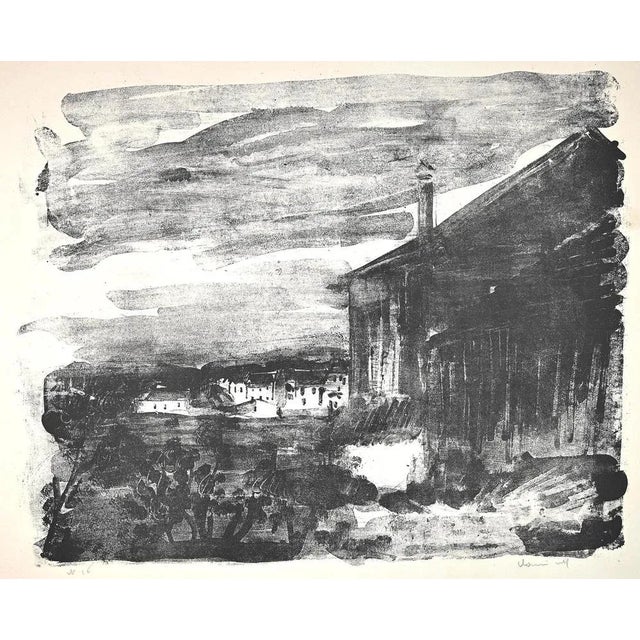 Maurice de Vlaminck, Environs de Triel, 1920s, Lithograph For Sale - Image 4 of 4