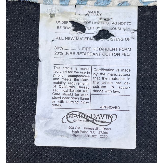 Early 21st Century Chinoiserie Influenced Faux Bamboo Chairs by Mark David Pair For Sale - Image 13 of 13