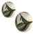 White Murano Glass Wall Lights by Simoeng, Set of 2 For Sale