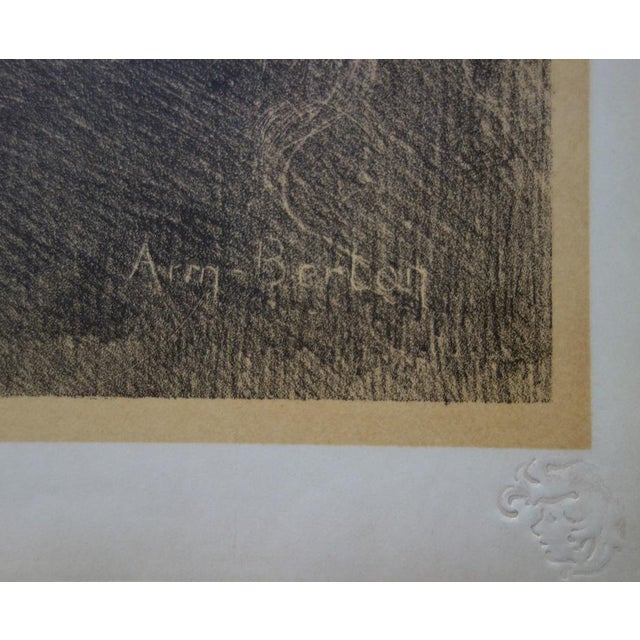Armand Berton, Laughing, Lithograph For Sale - Image 5 of 6
