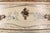 White Louis XV Style Painted Bombe Chest of Drawers With Marble Top For Sale - Image 8 of 10