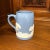 English Vintage Blue Jasperware Tankard Mug Hunt Scene For Sale - Image 3 of 7