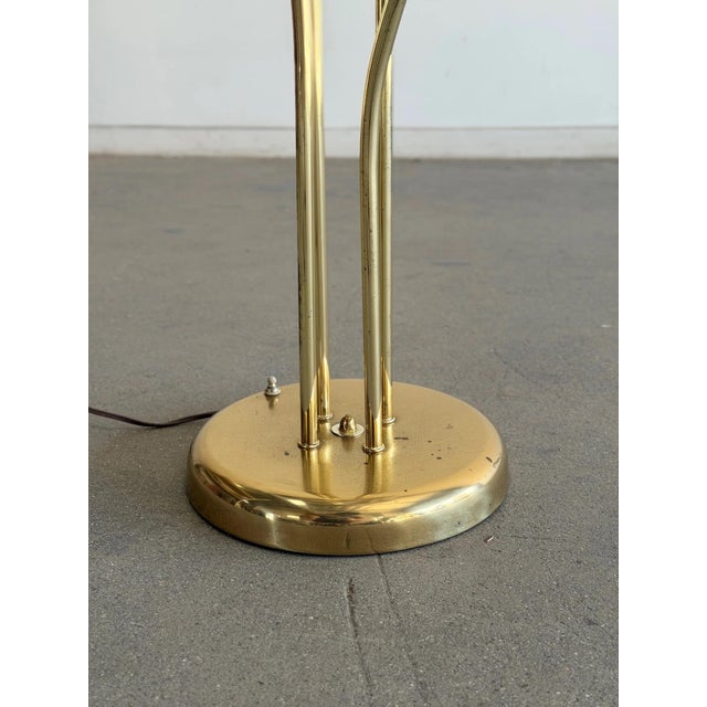1990s Post Modern Shell & Brass Lamp For Sale - Image 11 of 12