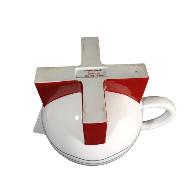 Michael Graves Big Dripper Ceramic Coffee Pot for Swid Powell For Sale - Image 16 of 18