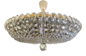 Vintage Murano Glass Ceiling Lamp