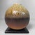 Brown Vintage Spherical Form with Green Ash Glaze, 1970 For Sale - Image 8 of 15