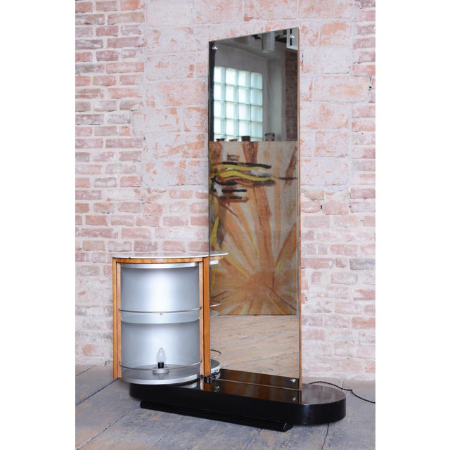 Art Deco Ash Dressing Mirror by J. Halabala for Up Zavody, Czech, 1930s For Sale - Image 6 of 16