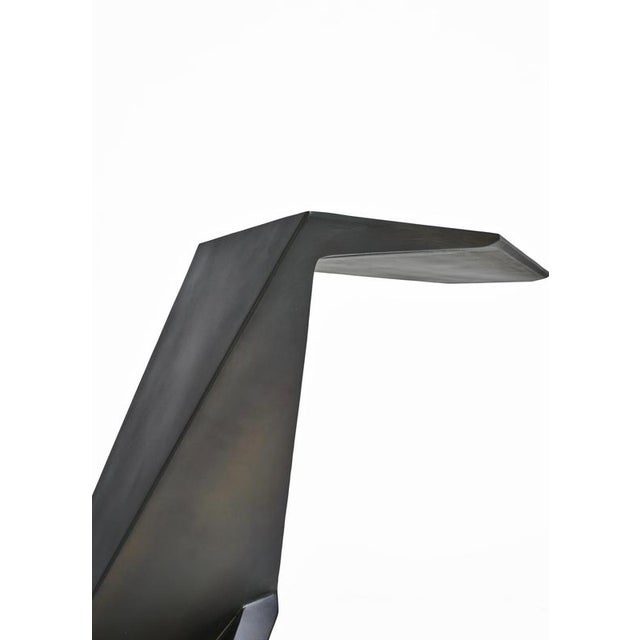 Samotrax Console Table with Anti-Flex Metal Core and Aluminium Plates by Orfeo Studio For Sale - Image 11 of 13