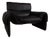 DS-2011 Lounge Chair in Black Leather from de Sede For Sale
