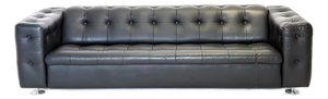 Leather RH-306 Sofa attributed to Robert Haussmann for de Sede