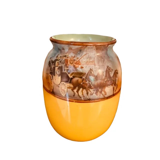 1950s Royal Bayreuth Bavaria Porcelain Mini Vase For Sale - Image 6 of 6