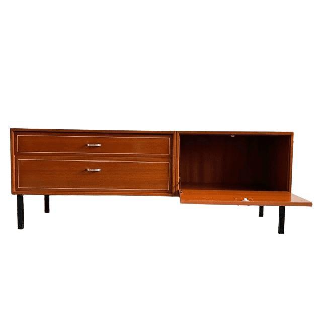 Black Vintage Kempkes Lowboard from Deens, 1960s For Sale - Image 8 of 10