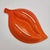 Mid-Century Ceramic Leaf Ashtray, Orange and Yellow Drip Glaze, 1960s For Sale - Image 4 of 9