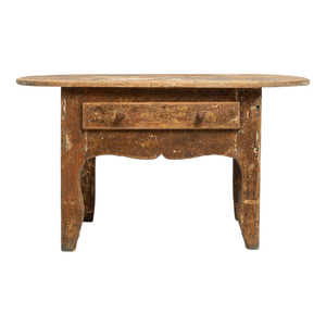 18th Century Swedish Folk Art Low Table