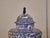 English 19th Century Blue and White Porcelain Lidded Pot Pourri Pots with Dogs For Sale - Image 4 of 12