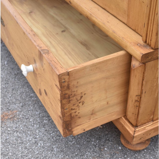 Pine Two Door Armoire, Hungary For Sale - Image 15 of 17