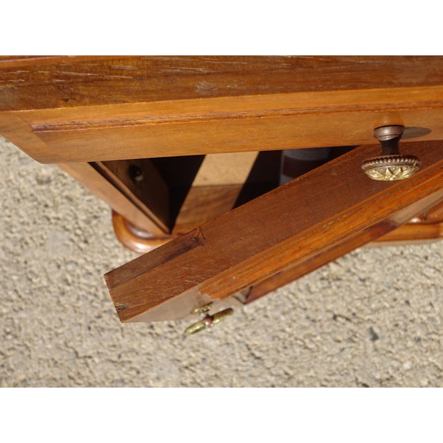 Vintage Walnut Dressing Table, 1950s For Sale - Image 13 of 18