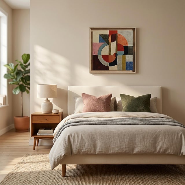 Paint Evidence, Geometric Abstract, Contemporary, Framed by Sophie Dumont For Sale - Image 7 of 8