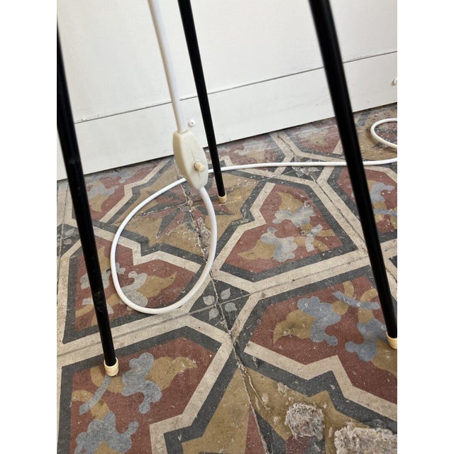 Cocoon Tripod Floor Lamp from Goldkant Leuchten, 1960s For Sale - Image 13 of 16