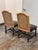 Design Plus Gallery presents a Pair of Ernest Hemingway Collection Madura Side Chairs by Thomasville. Each chair has a...
