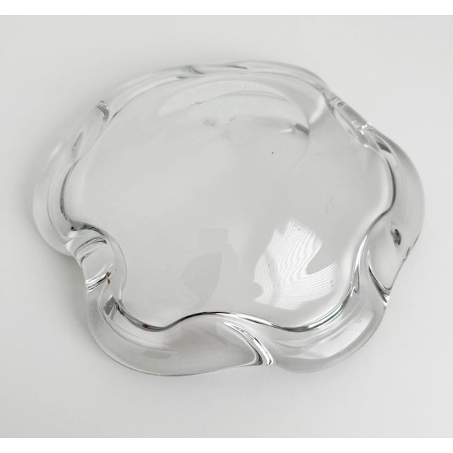 Large French Crystal Vide-Poche, 1960's For Sale - Image 10 of 10