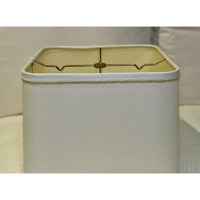New Tailor Made Square Lampshade With Decorative Trim For Sale - Image 9 of 9