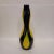 Glass Black and Yellow Vase in Blown Glass, 1970s For Sale - Image 7 of 18