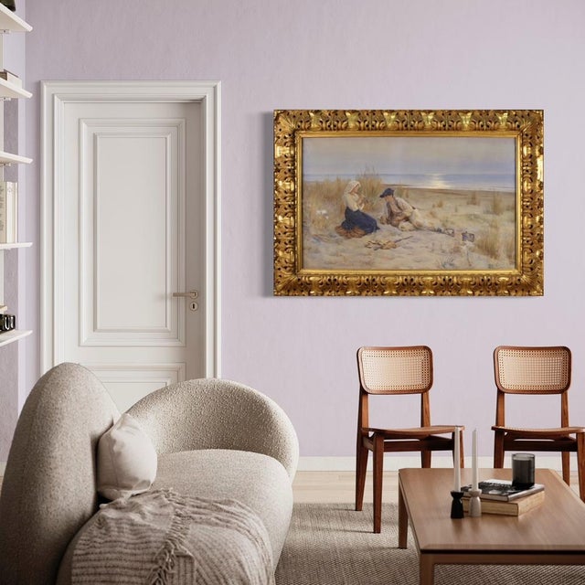 Italian Artist, Landscape, 1920, Watercolor, Framed For Sale - Image 10 of 17